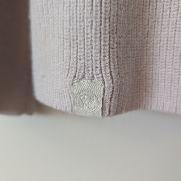 lululemon athletica Womens 6 Gray Merino Wool Blend Ribbed Crewneck Sweater - Picture 6 of 7